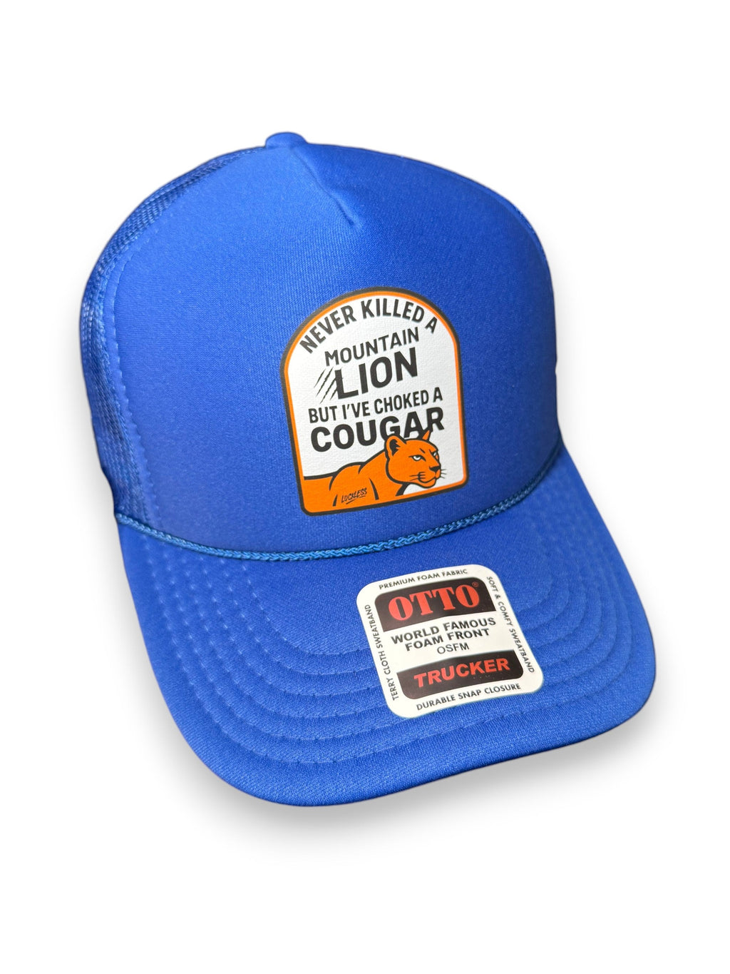 Choked a Cougar | Funny Trucker Hat
