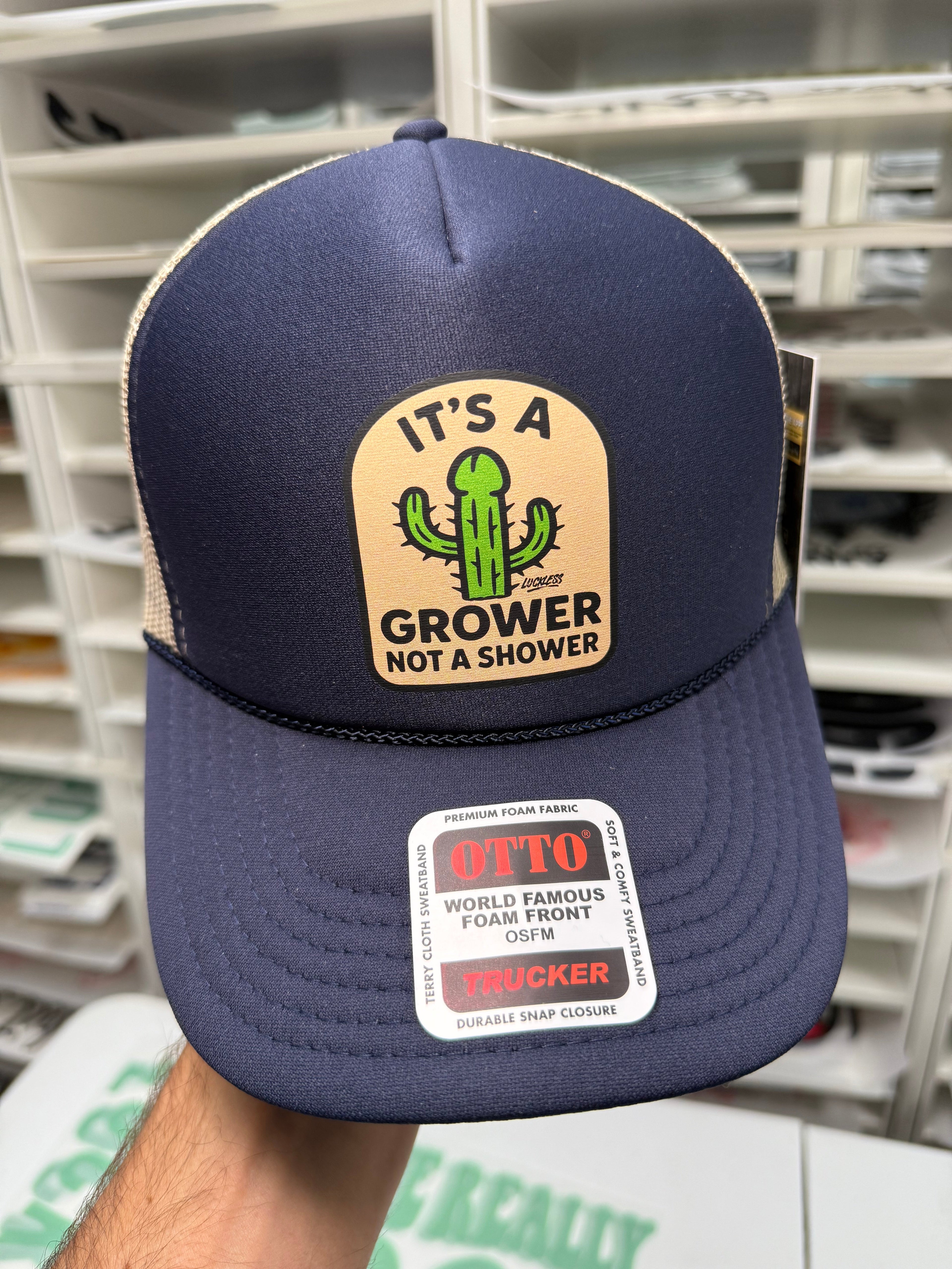 Its a Grower Not A Shower | Funny Trucker Hat