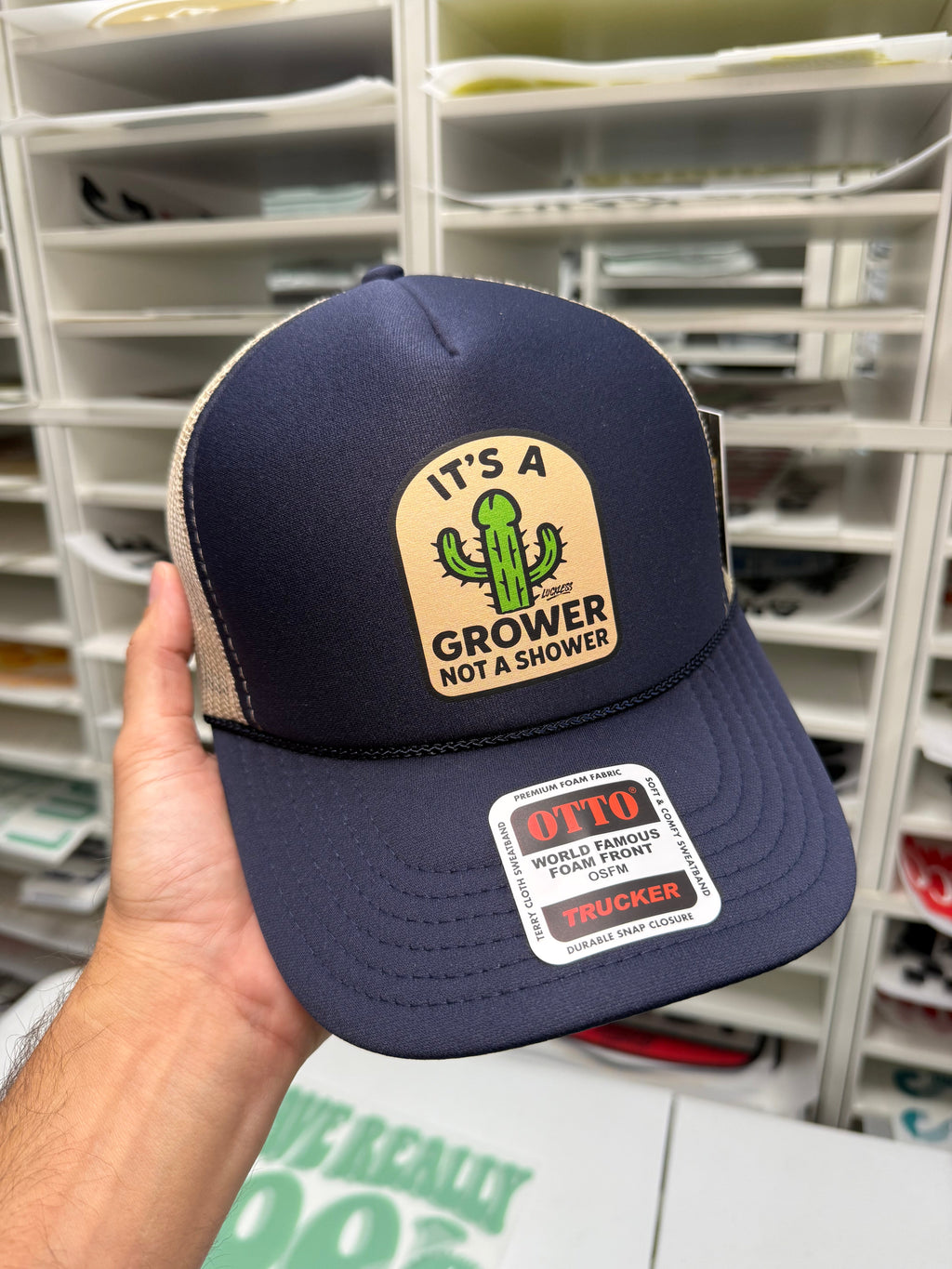 Its a Grower Not A Shower | Funny Trucker Hat