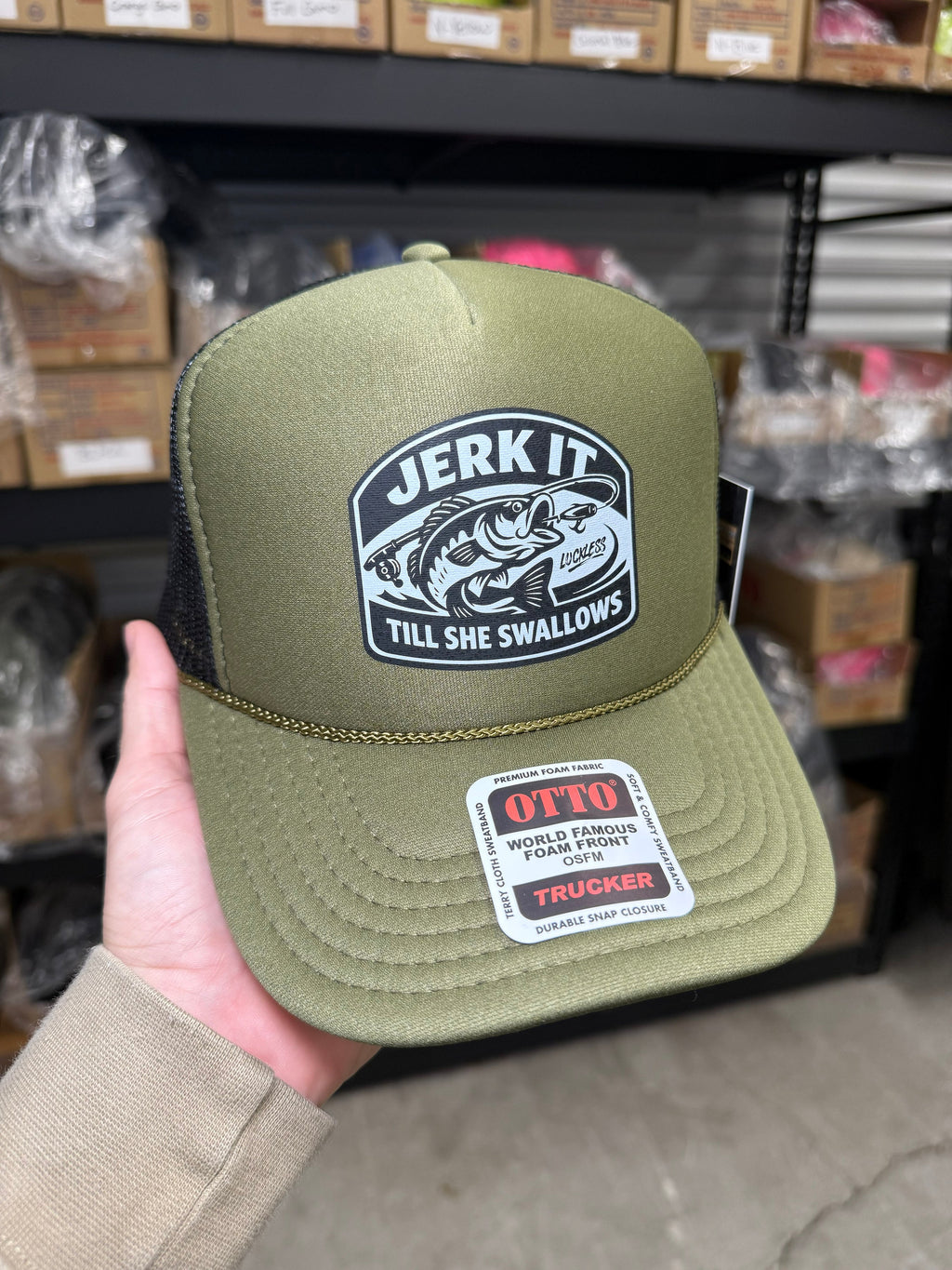 Jerk It Till She Swallows | Funny Trucker Hat