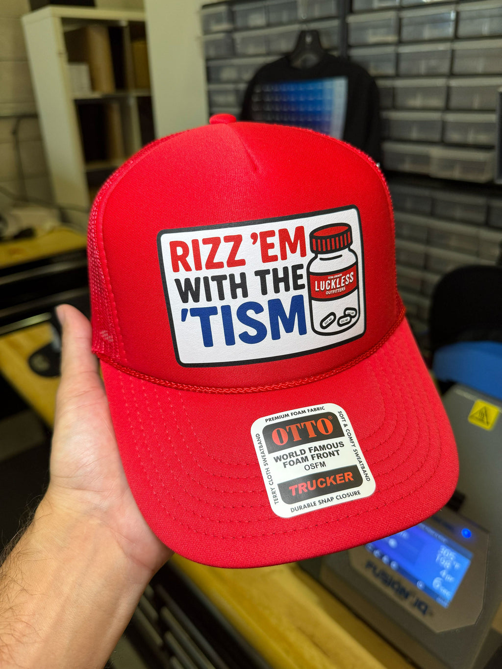 Rizz 'Em With The 'Tism | Funny Trucker Hat