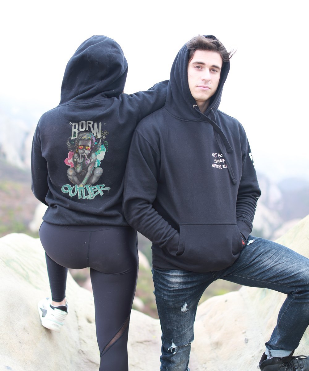 Born Outlier Premium Unisex Hoodie