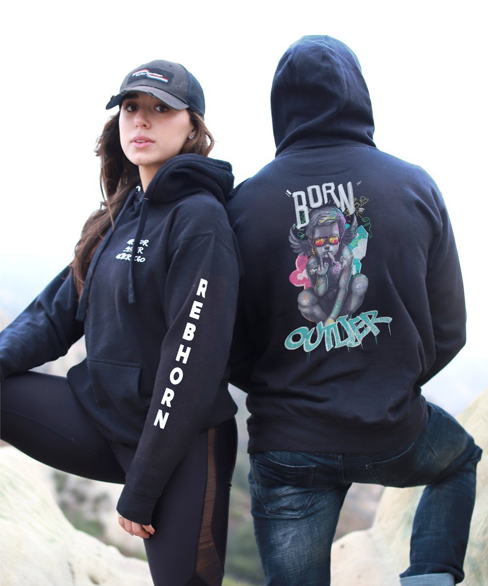 Born Outlier Premium Unisex Hoodie