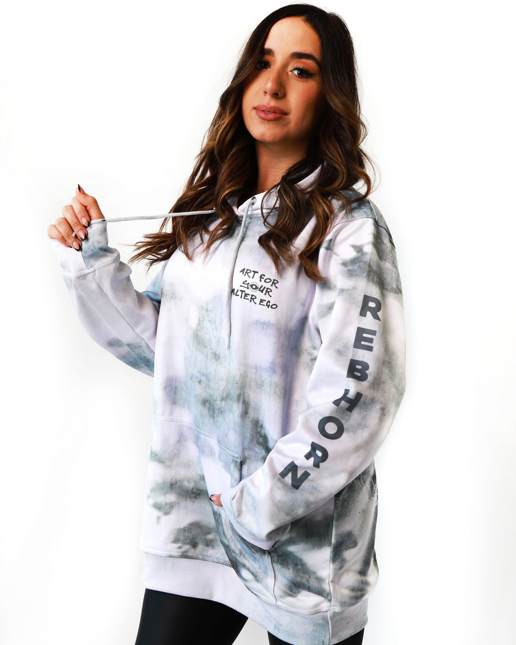 Claw Your Way Up Tie-Dye Pull-Over Hoodies