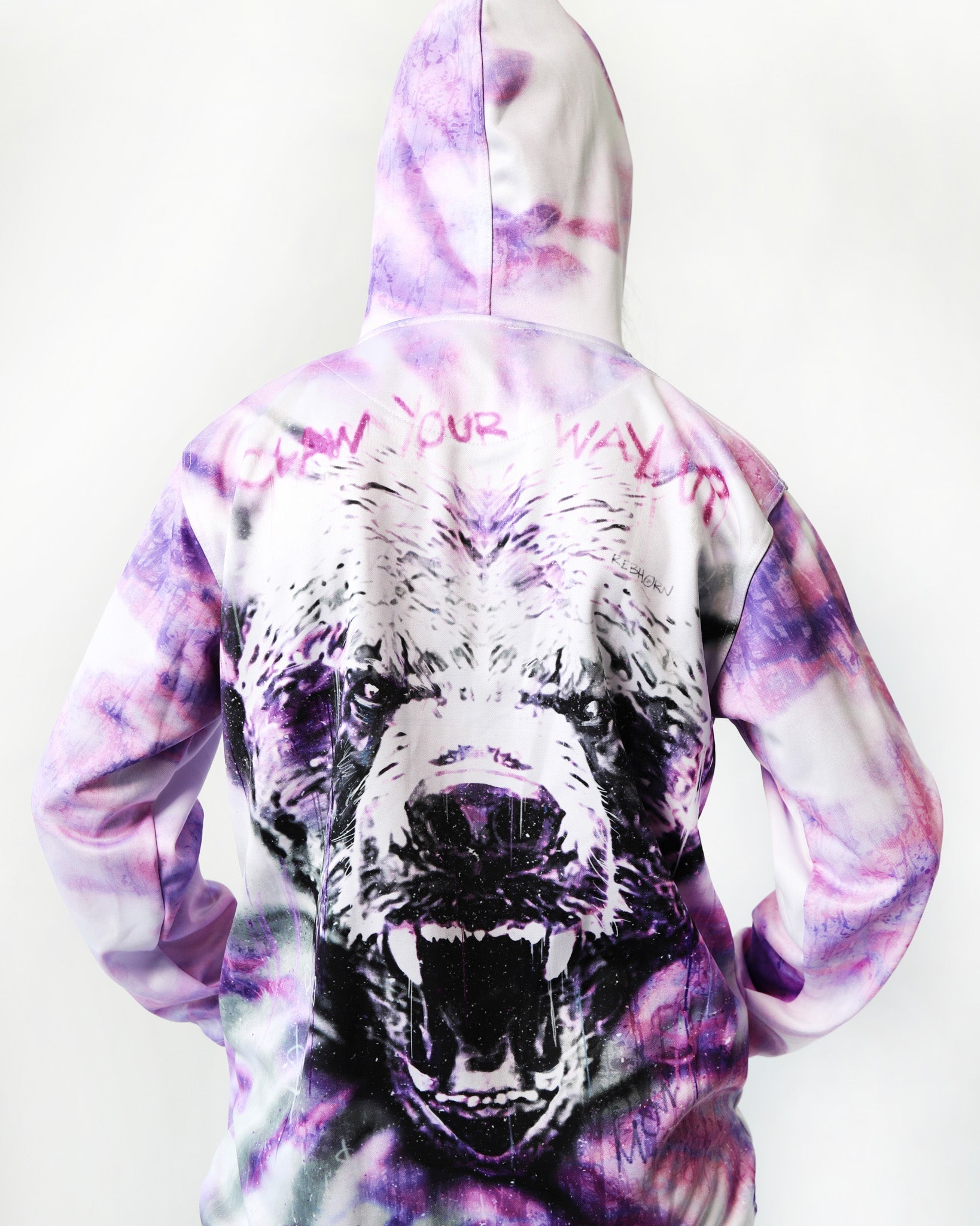 Claw Your Way Up Tie-Dye Pull-Over Hoodies