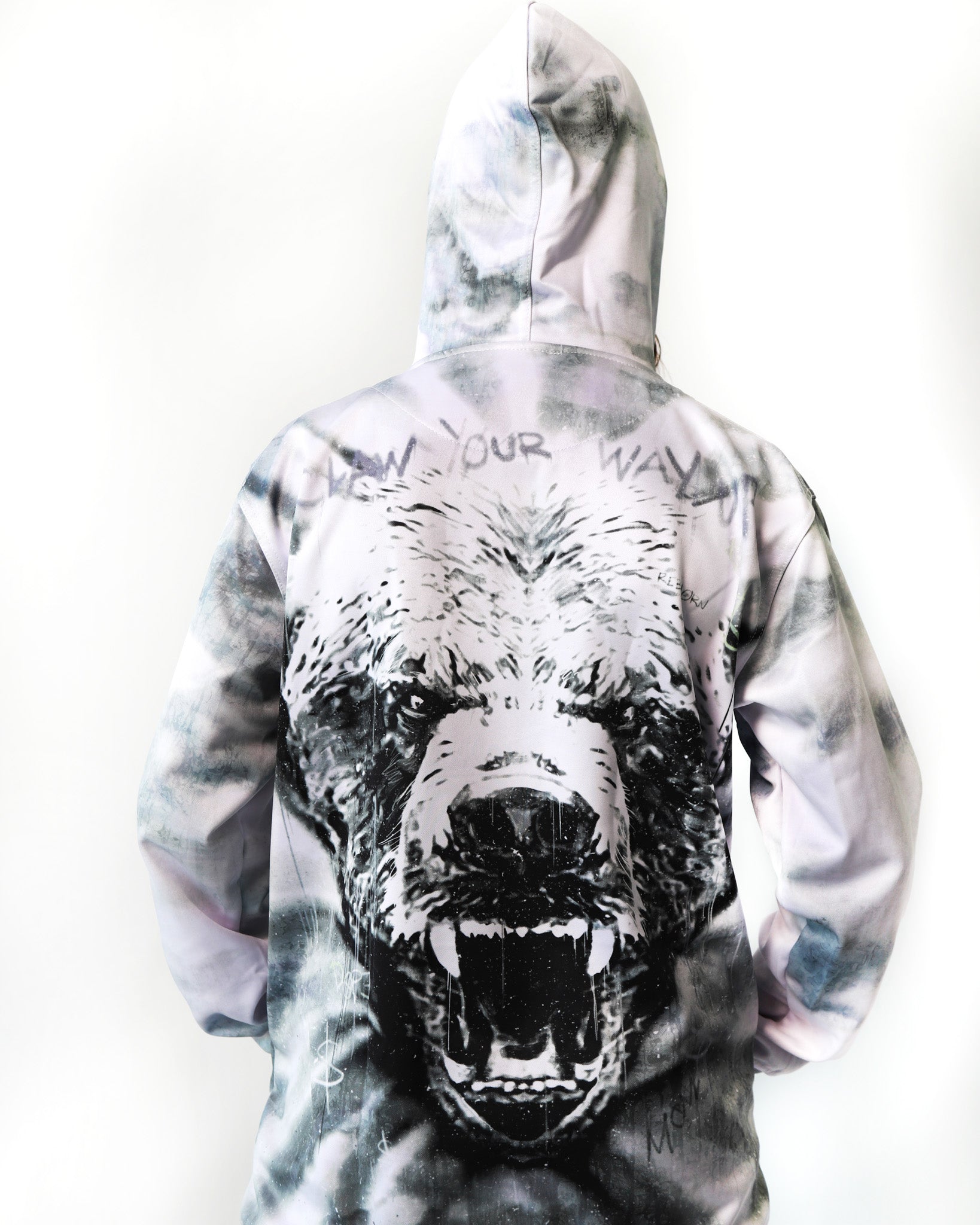 Claw Your Way Up Tie-Dye Pull-Over Hoodies