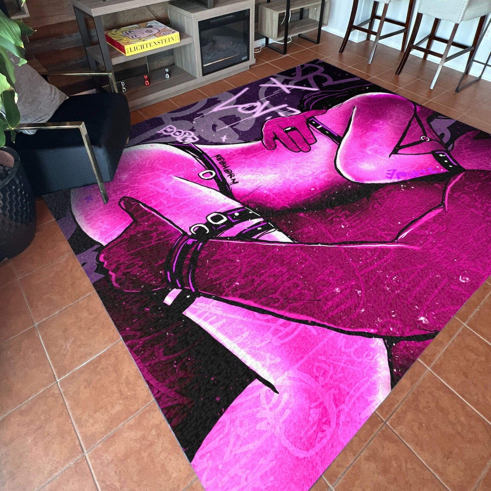 Come To Daddy Sensual Pink Rug