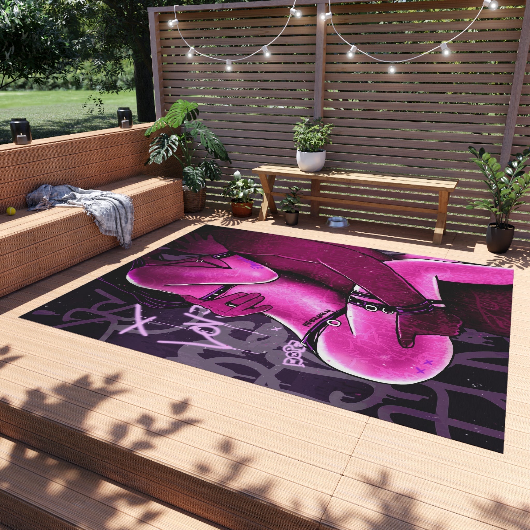 Come To Daddy Sensual Pink Rug