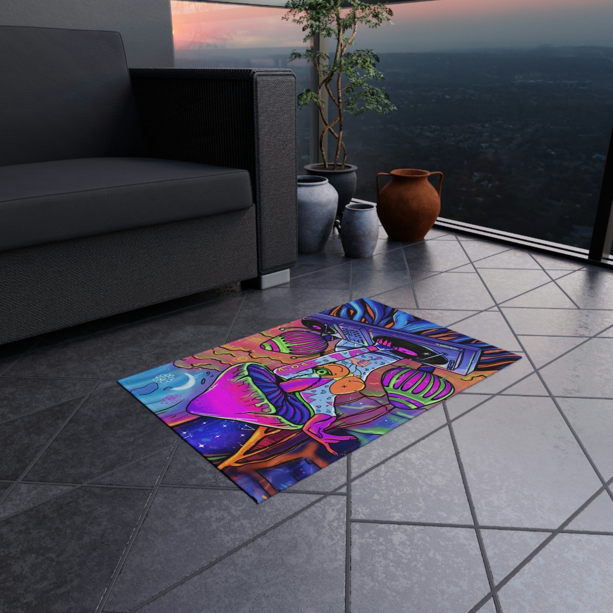 DJ Mushroom Rug