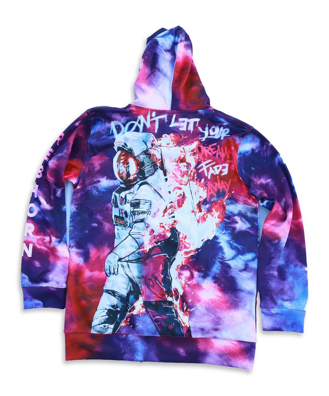 Don't Let Your Dreams Fade Away Unisex Tie-Dye Pull-Over Hoodies