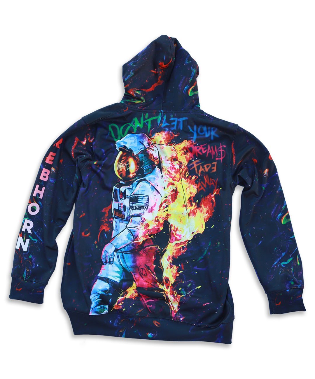 Don't Let Your Dreams Fade Away Unisex Tie-Dye Pull-Over Hoodies