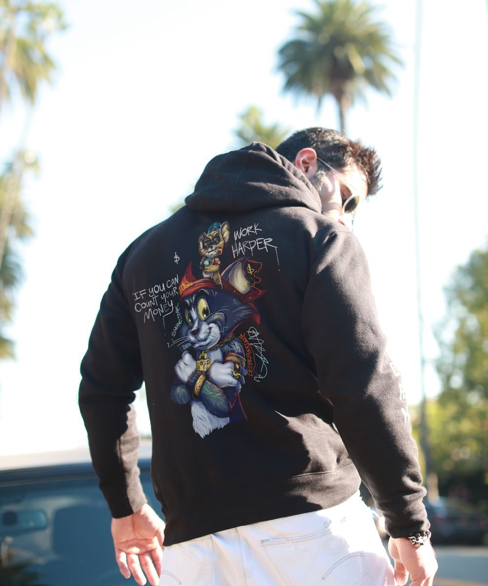 If You Can Count Your Money, Work Harder Unisex Premium Hoodie