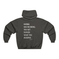 Karma Has No Menu Hooded Sweatshirt