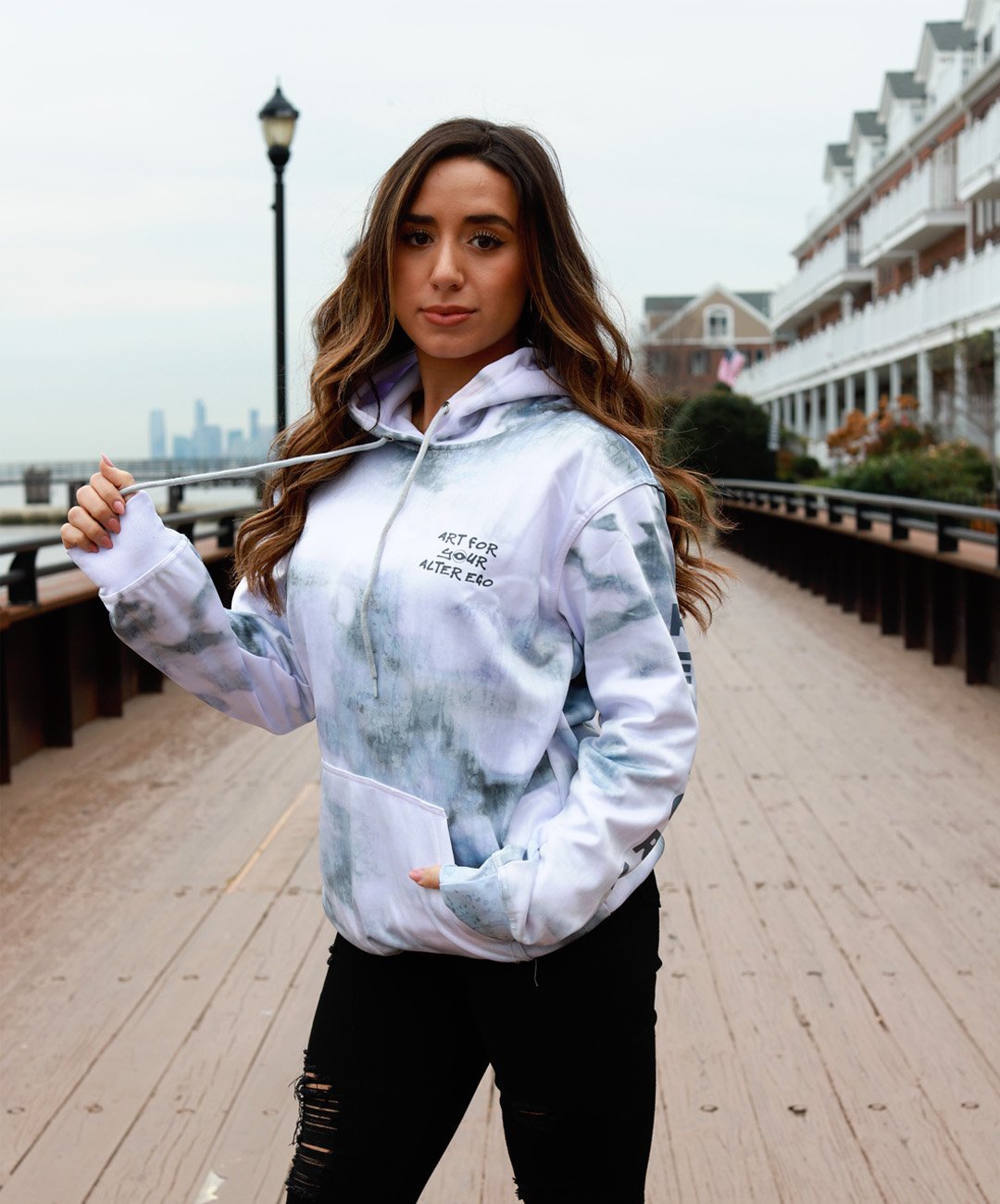 Lead The Pack Tie-Dye Pull-Over Hoodies