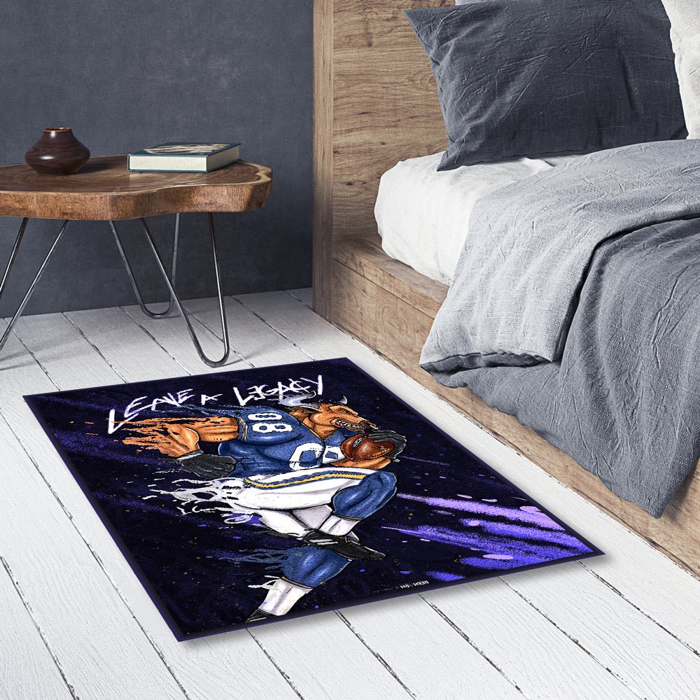 LEAVE A LEGACY (FOOTBALL EDITION) RUG