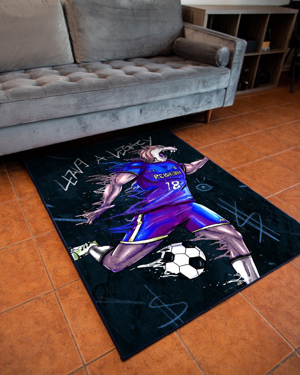 LEAVE A LEGACY (SOCCER EDITION) RUG