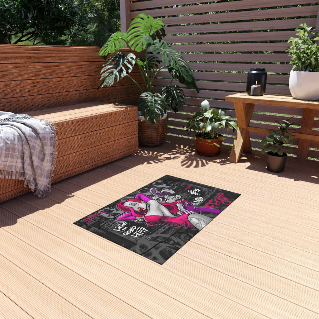 Living The Good Life Motivational Rug