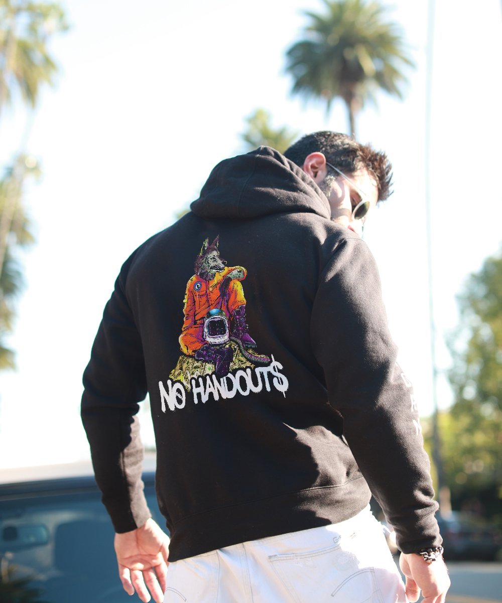 No Handouts Premium Unisex Hoodie