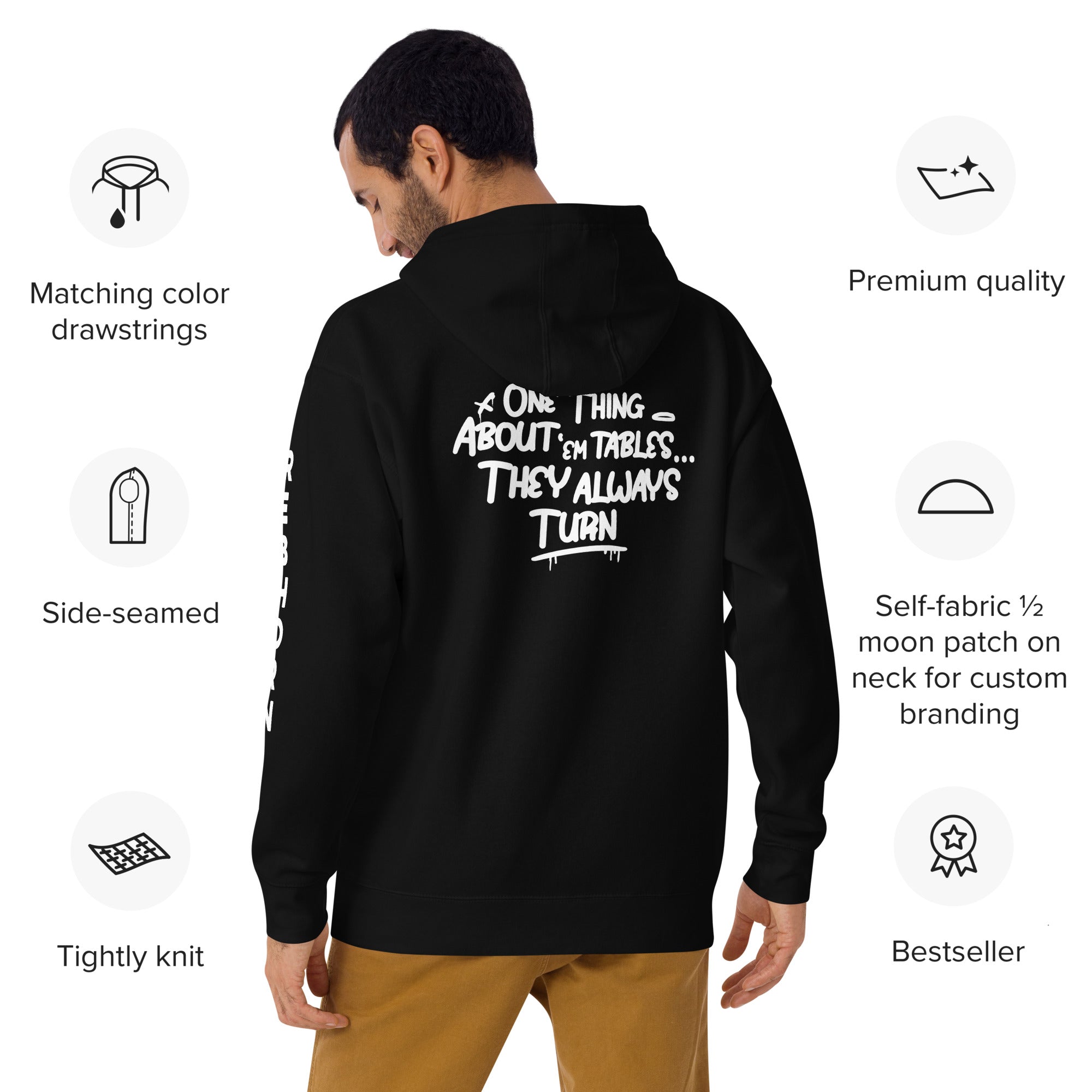 One Thing About Them Tables Premium Unisex Hoodie